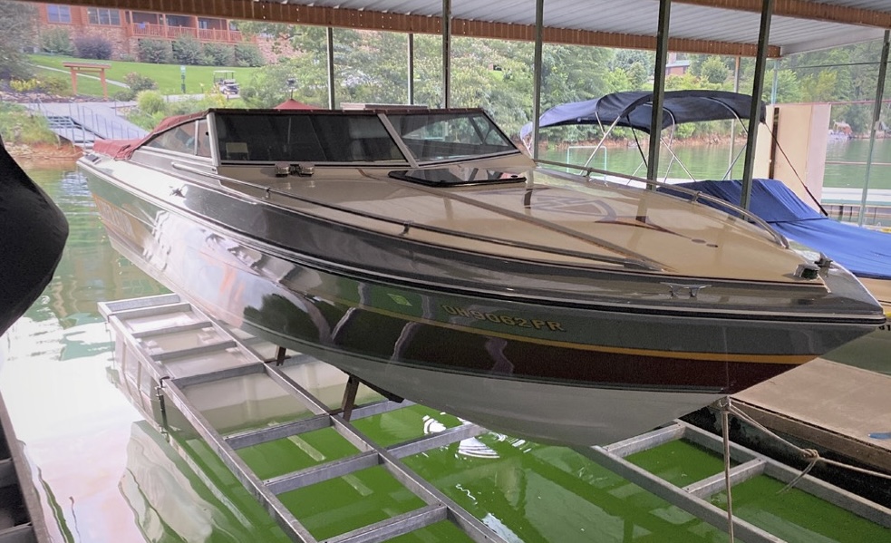 Econo Lift 4500 lb boat lift - front mount