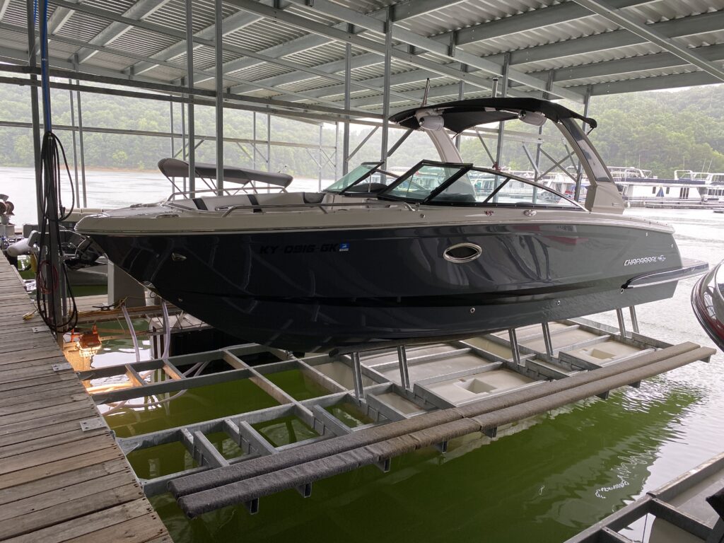 Econo Lift 8000 lb boat lift front mount